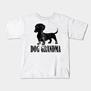 Dachshunds Dog Grandma Kids T-Shirt